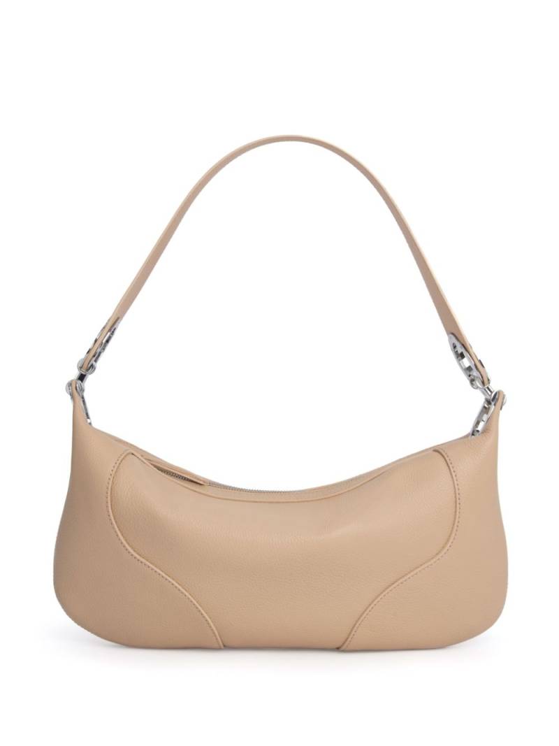 BY FAR Amira leather shoulder bag - Neutrals von BY FAR