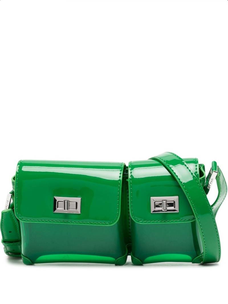 BY FAR Baby Billy foldover shoulder bag - Green von BY FAR