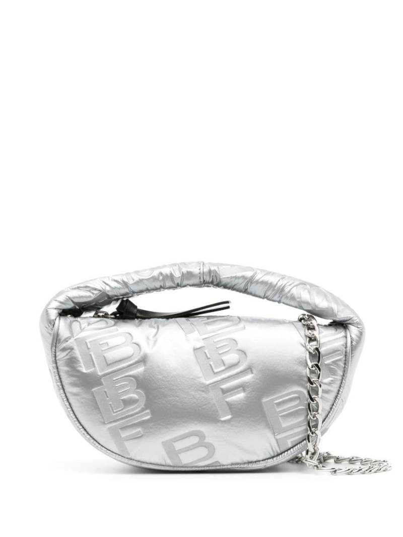 BY FAR Baby Cush metallic mini bag - Silver von BY FAR