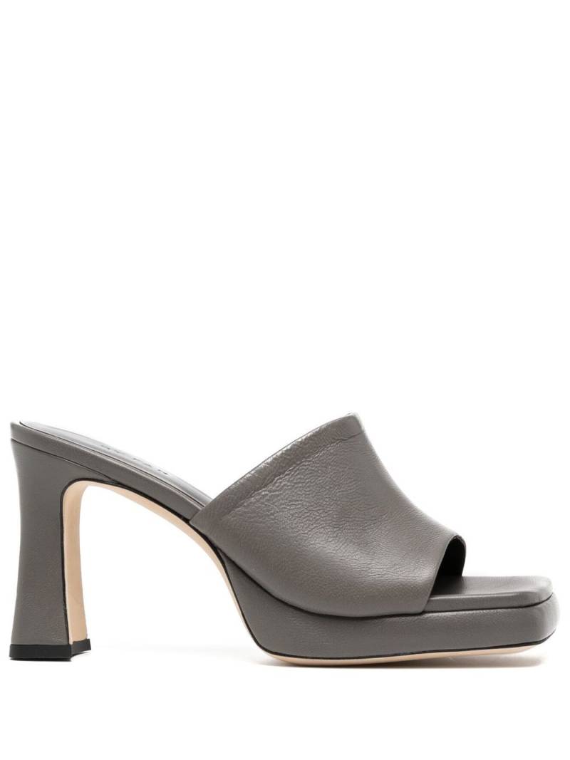 BY FAR Belize open-toe mules - Grey von BY FAR