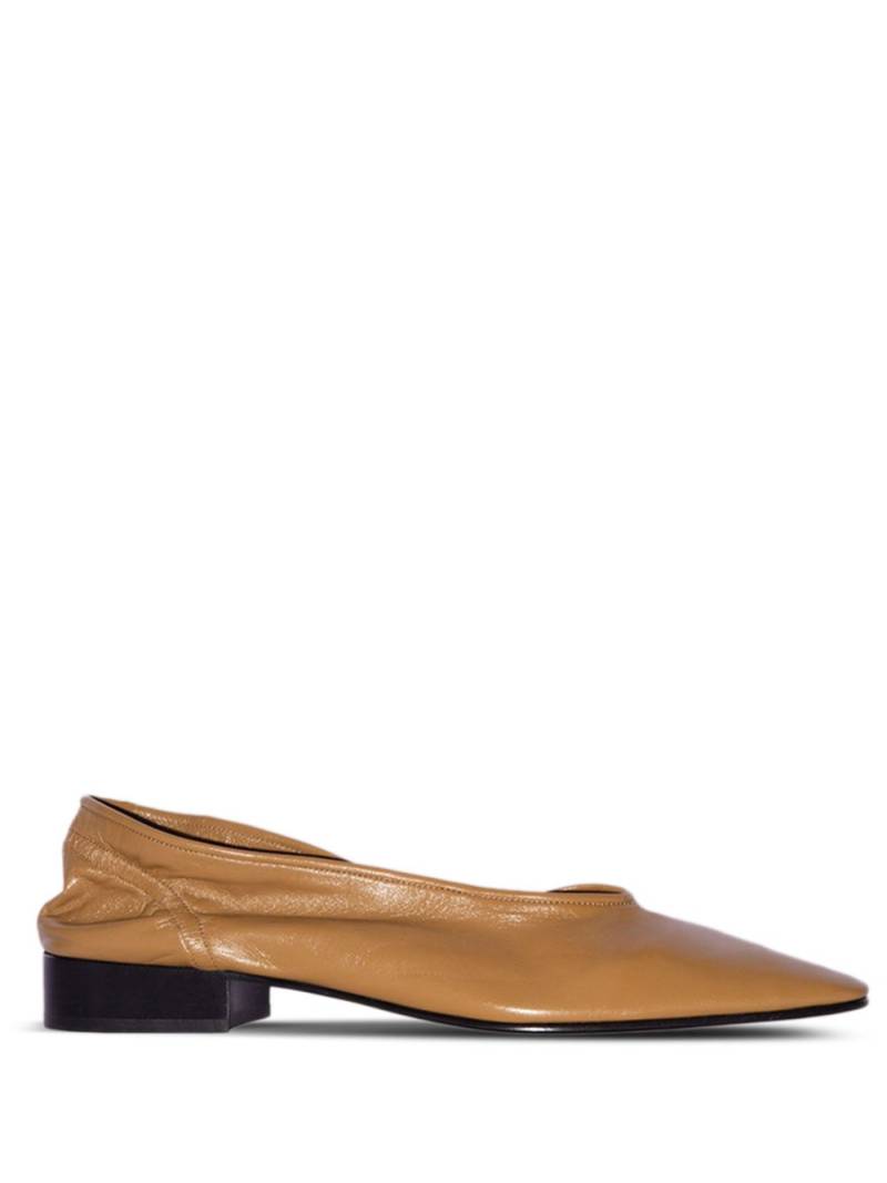 BY FAR Carré pumps - Brown von BY FAR