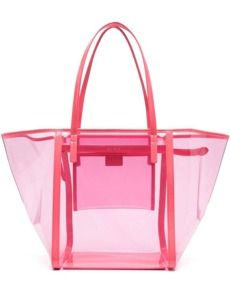 BY FAR Club PVC tote bag - Pink von BY FAR