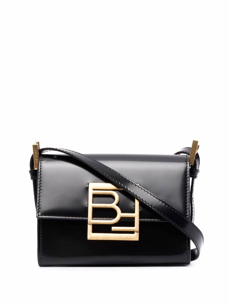 BY FAR Fran logo-plaque tote bag - Black von BY FAR