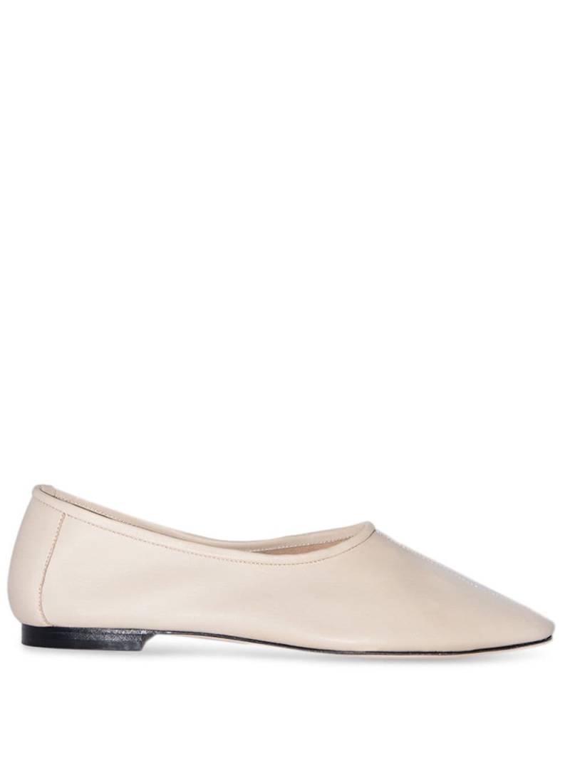 BY FAR Prudence ballerina shoes - Neutrals von BY FAR