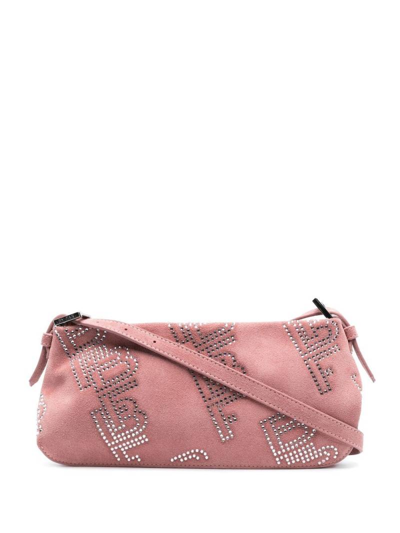 BY FAR Rachel logo-stud shoulder bag - Pink von BY FAR