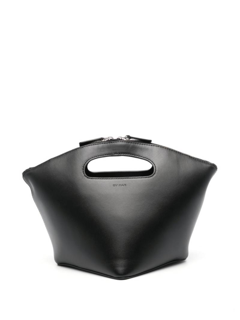 BY FAR Rubik leather tote bag - Black von BY FAR