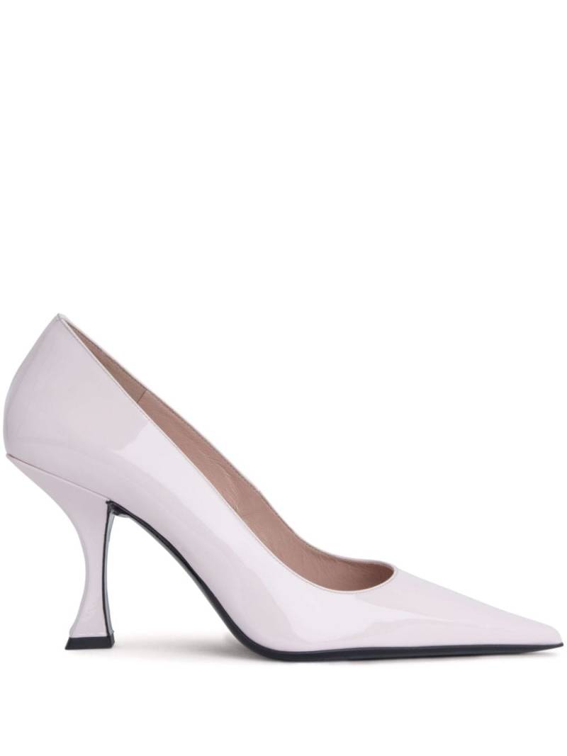 BY FAR Viva 90mm patent-leather pumps - Pink von BY FAR