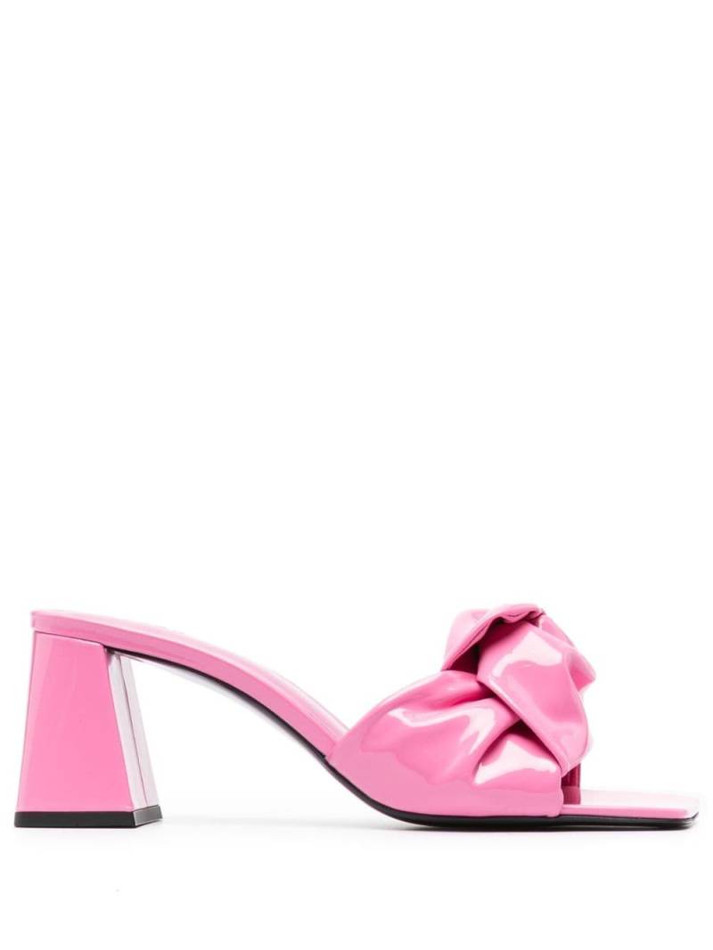 BY FAR knot-detail mules - Pink von BY FAR