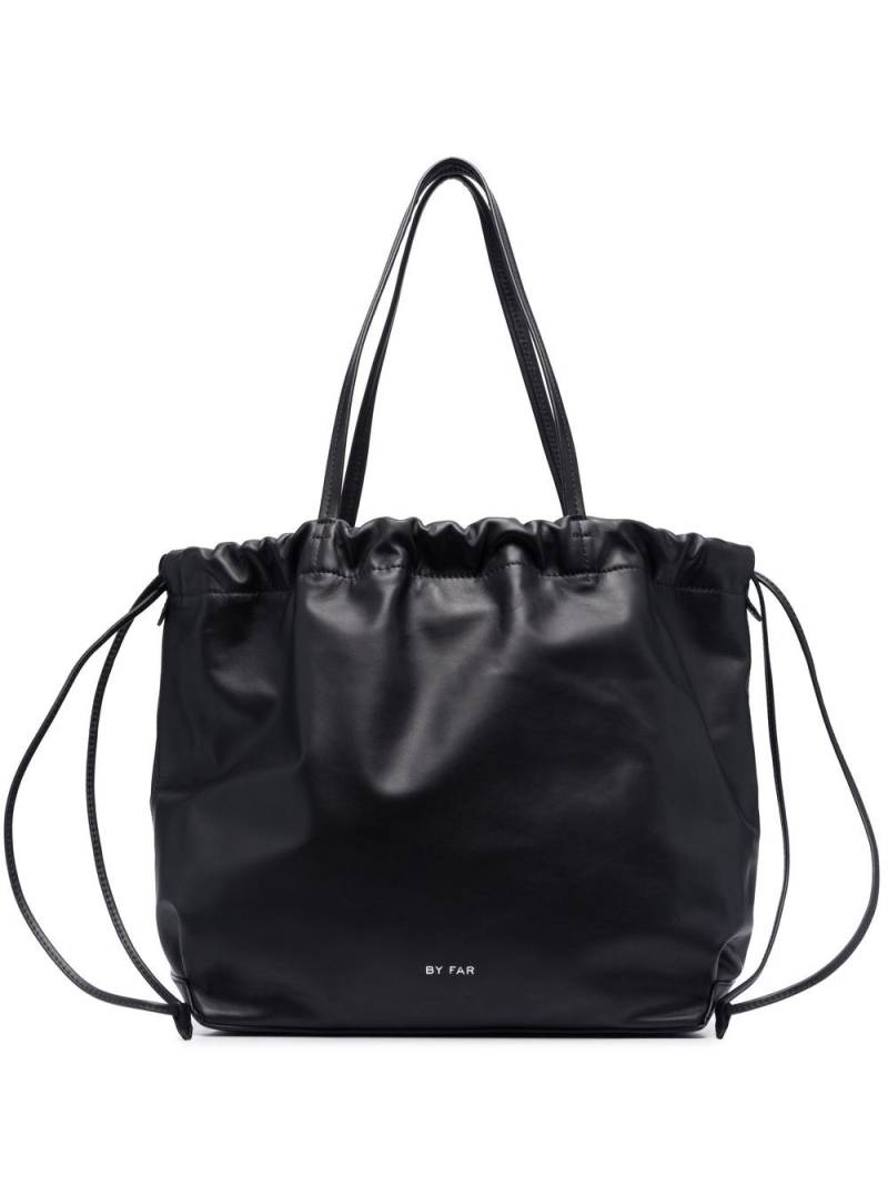 BY FAR leather drawstring shoulder bag - Black von BY FAR