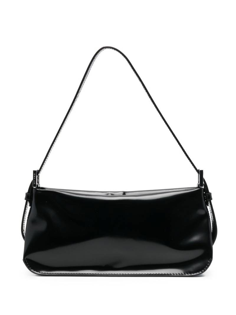 BY FAR patent-leather shoulder bag - Black von BY FAR