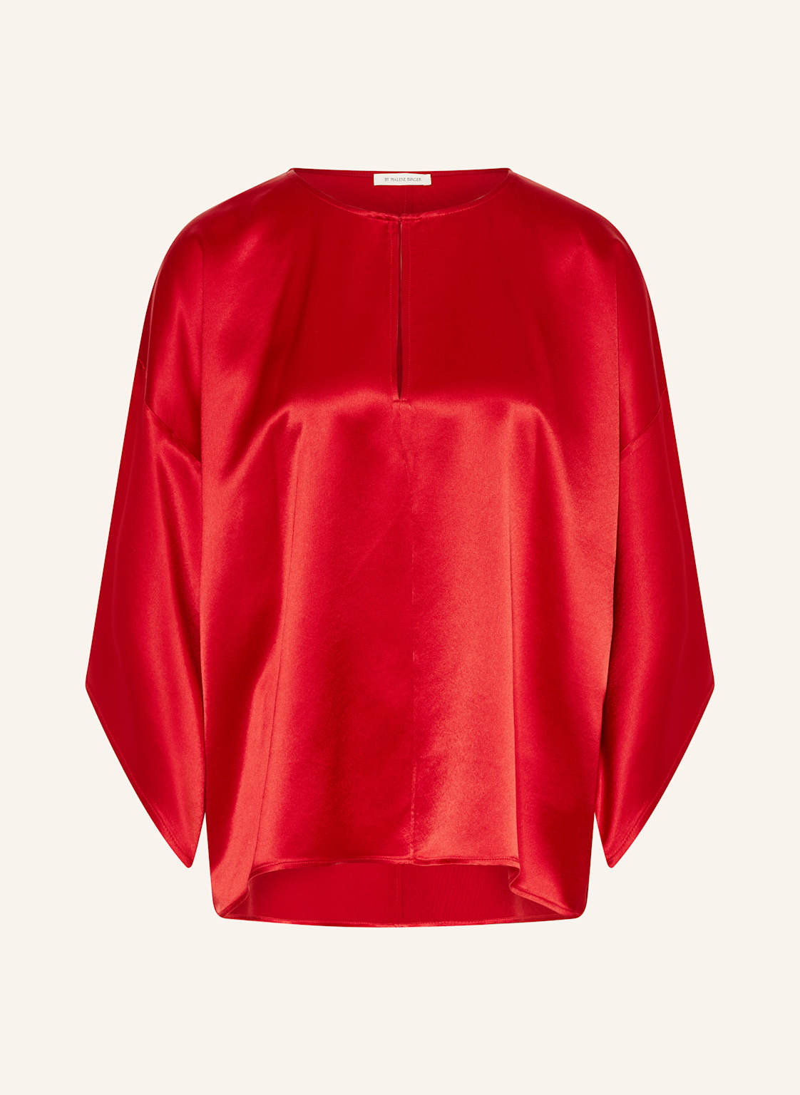 By Malene Birger Blusentop Cicie Aus Satin rot von BY MALENE BIRGER