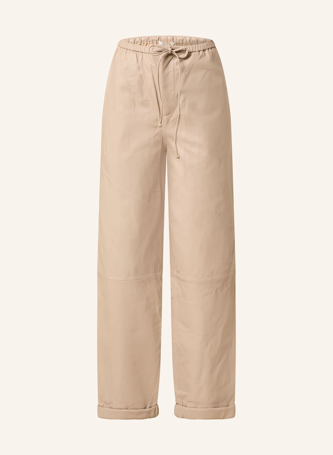 By Malene Birger Lederhose Joanni Im Jogging-Stil beige By Malene Birger Lederhose Joanni Im Jogging-Stil beige von BY MALENE BIRGER