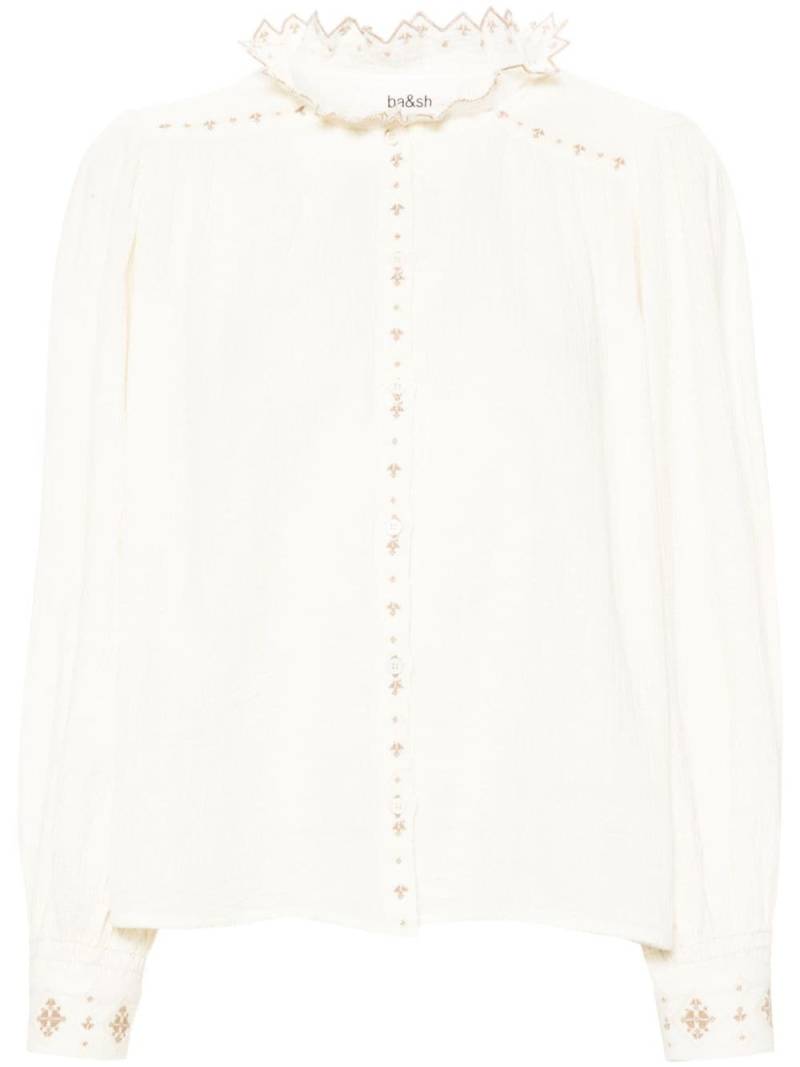 Ba&Sh Cara seersucker blouse - Neutrals von Ba&Sh