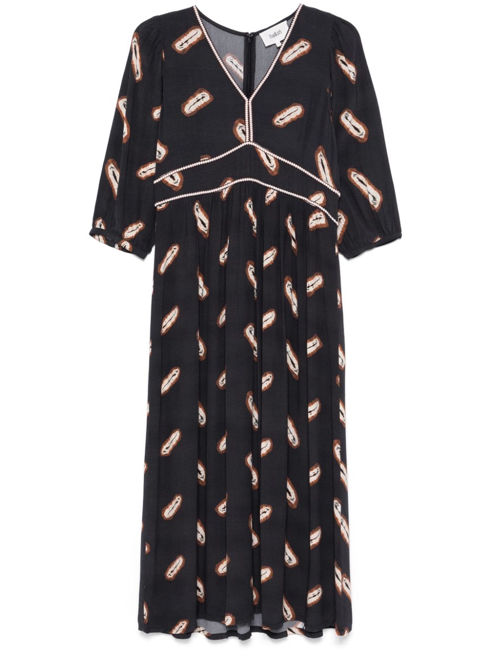 Ba&Sh Cassiopee midi dress - Black von Ba&Sh