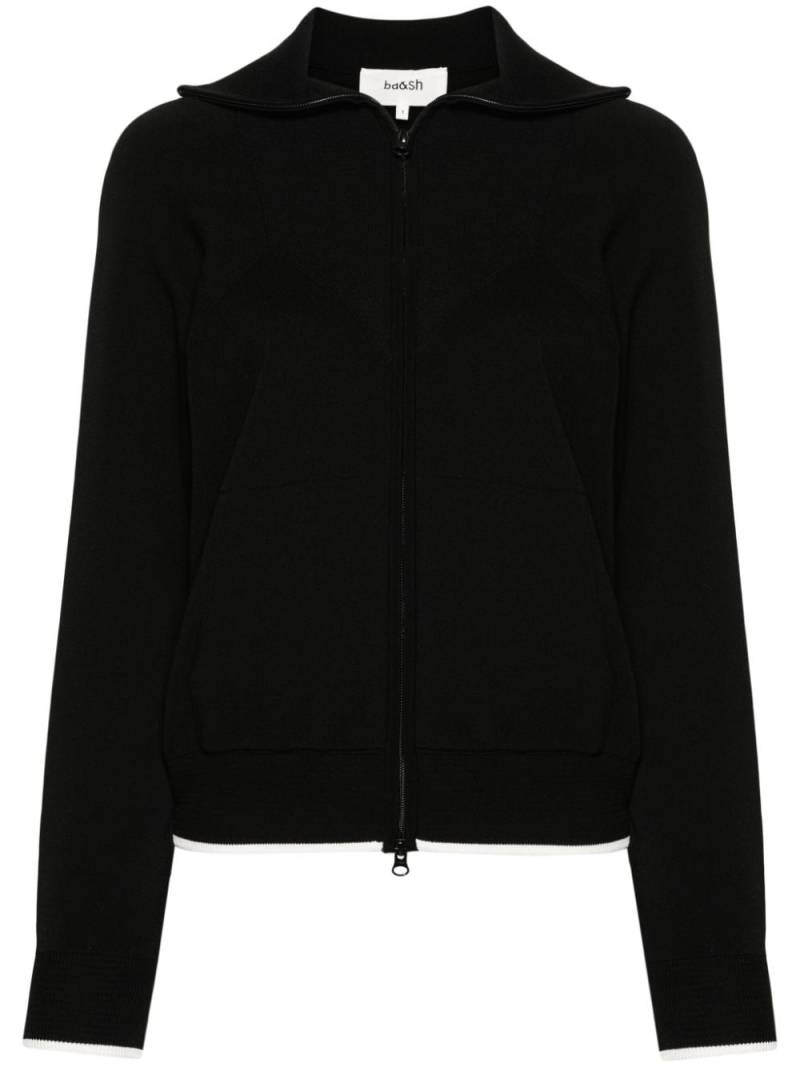 Ba&Sh Dimo ribbed zipped cardigan - Black von Ba&Sh