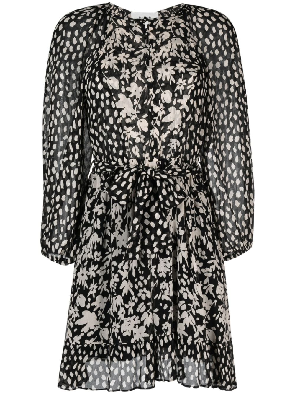 Ba&Sh Fiona floral-print dress - Black von Ba&Sh