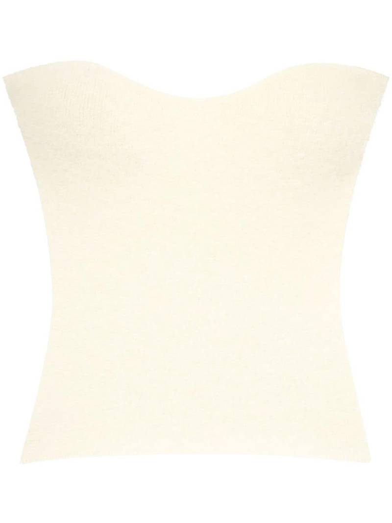 Ba&Sh Guarly knit corset top - Neutrals von Ba&Sh