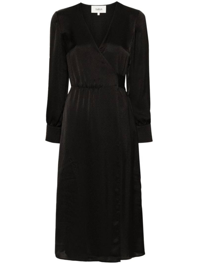 Ba&Sh Iris wrap-design dress - Black von Ba&Sh