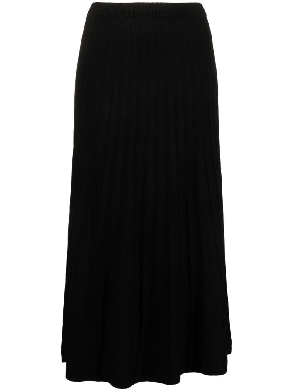 Ba&Sh Jada calf-length knitted skirt - Black von Ba&Sh