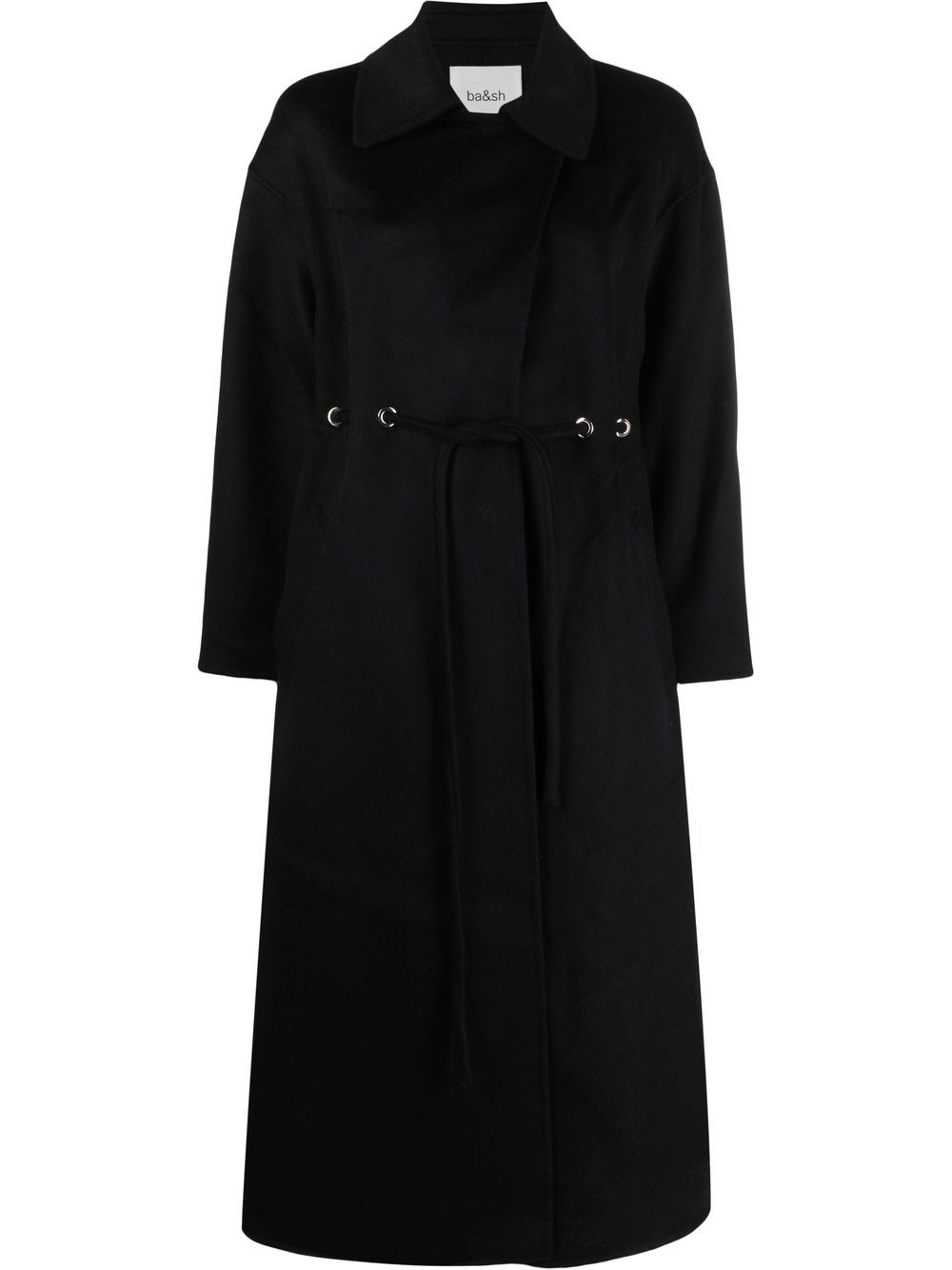 Ba&Sh Kate drawstring wool-blend coat - Black von Ba&Sh