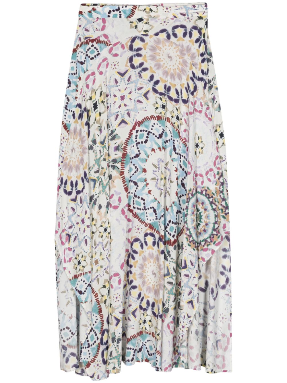 Ba&Sh Lukas tie-dye pattern midi skirt - White von Ba&Sh