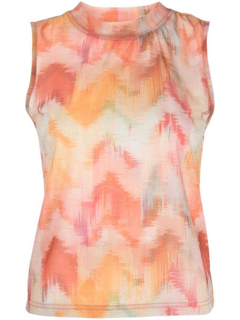 Ba&Sh Rachel chevron-print top - Orange von Ba&Sh