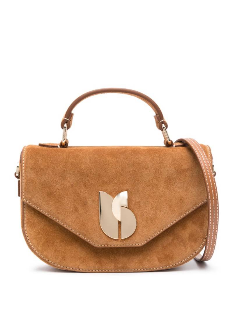 Ba&Sh Sign suede cross body bag - Brown von Ba&Sh