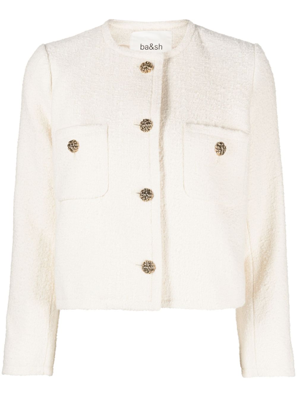 Ba&Sh cropped tweed jacket - Neutrals von Ba&Sh