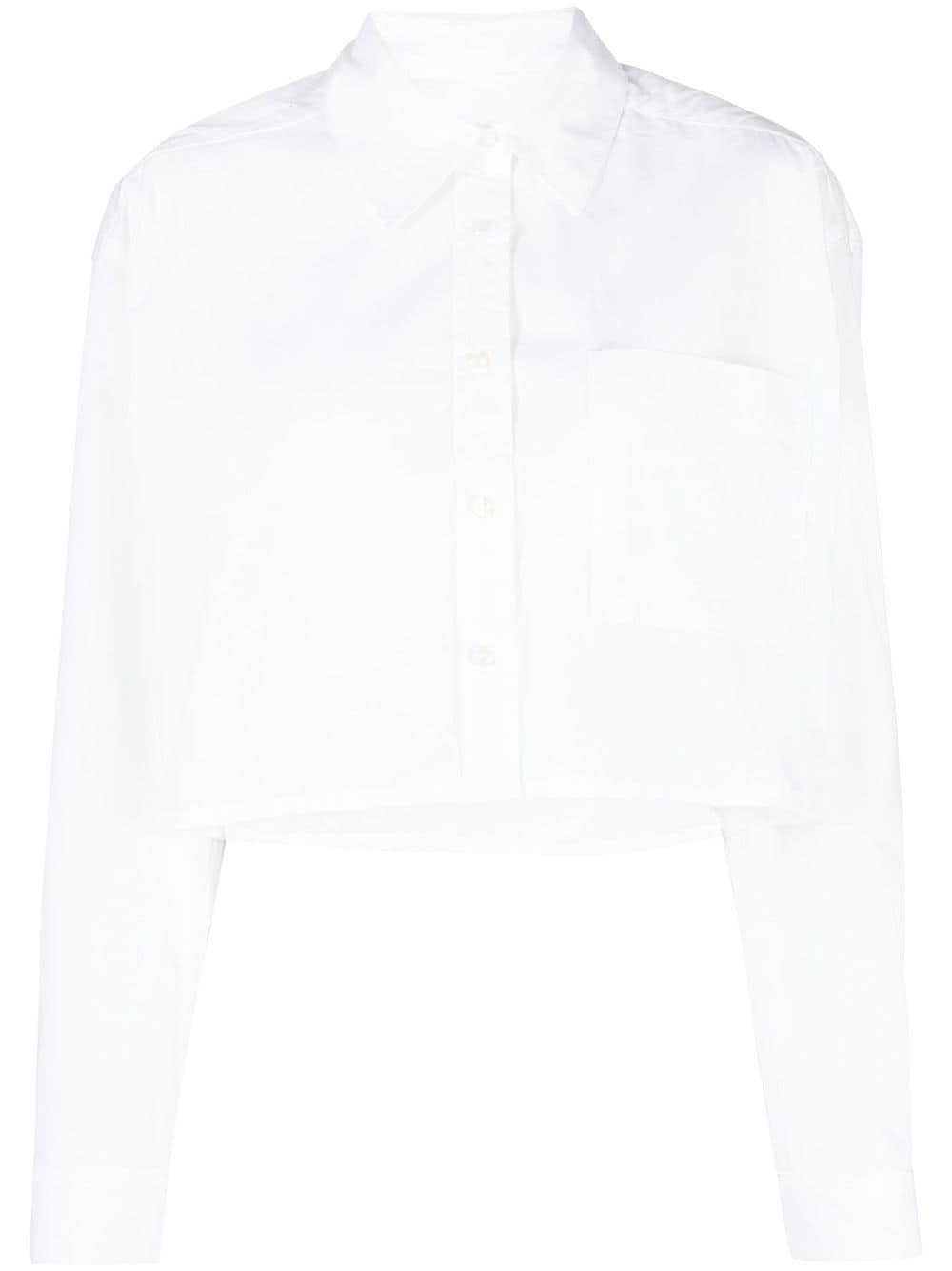 Ba&Sh long-sleeve cropped shirt - White von Ba&Sh