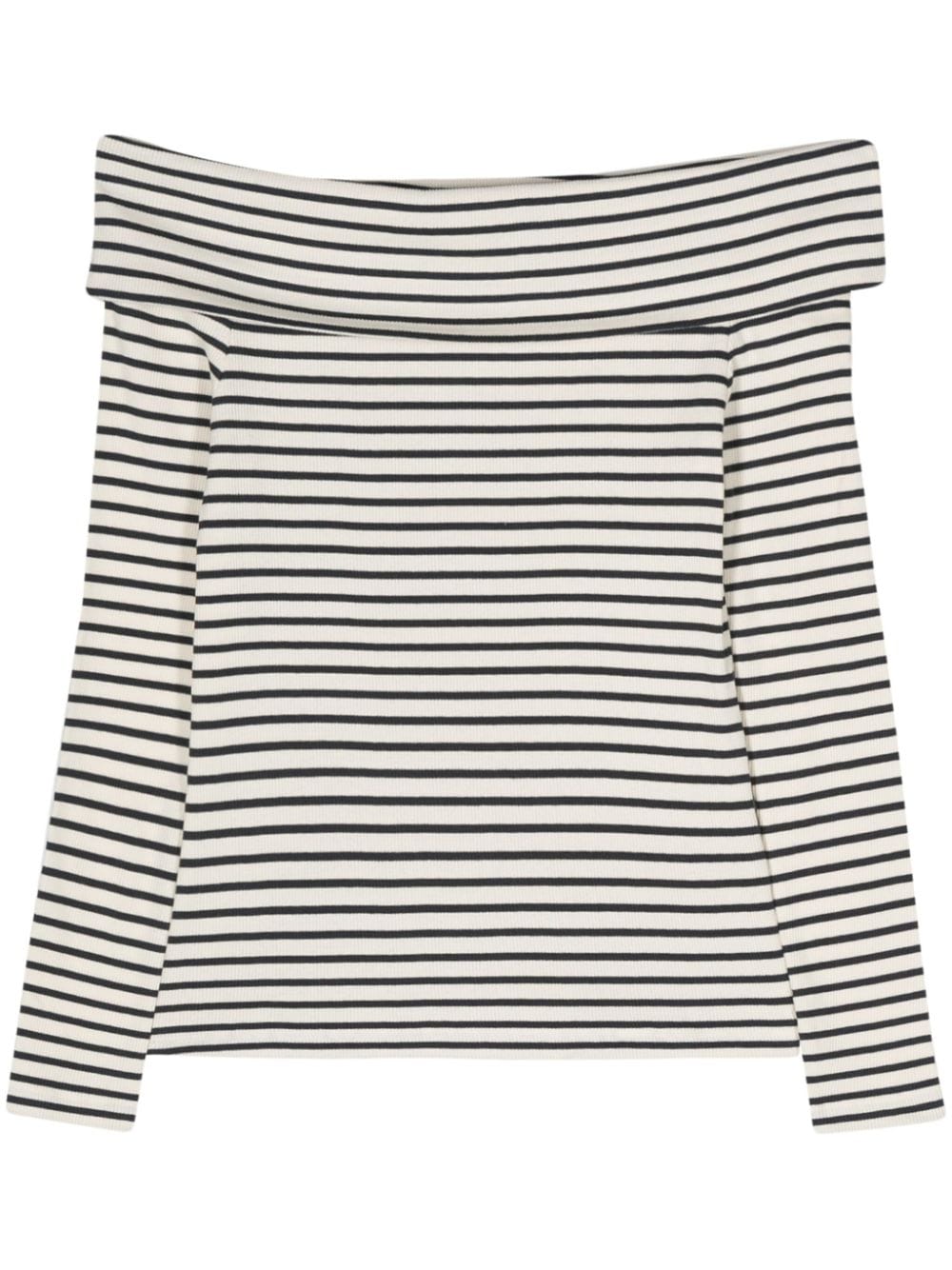 Ba&Sh off-shoulder striped blouse - Blue von Ba&Sh