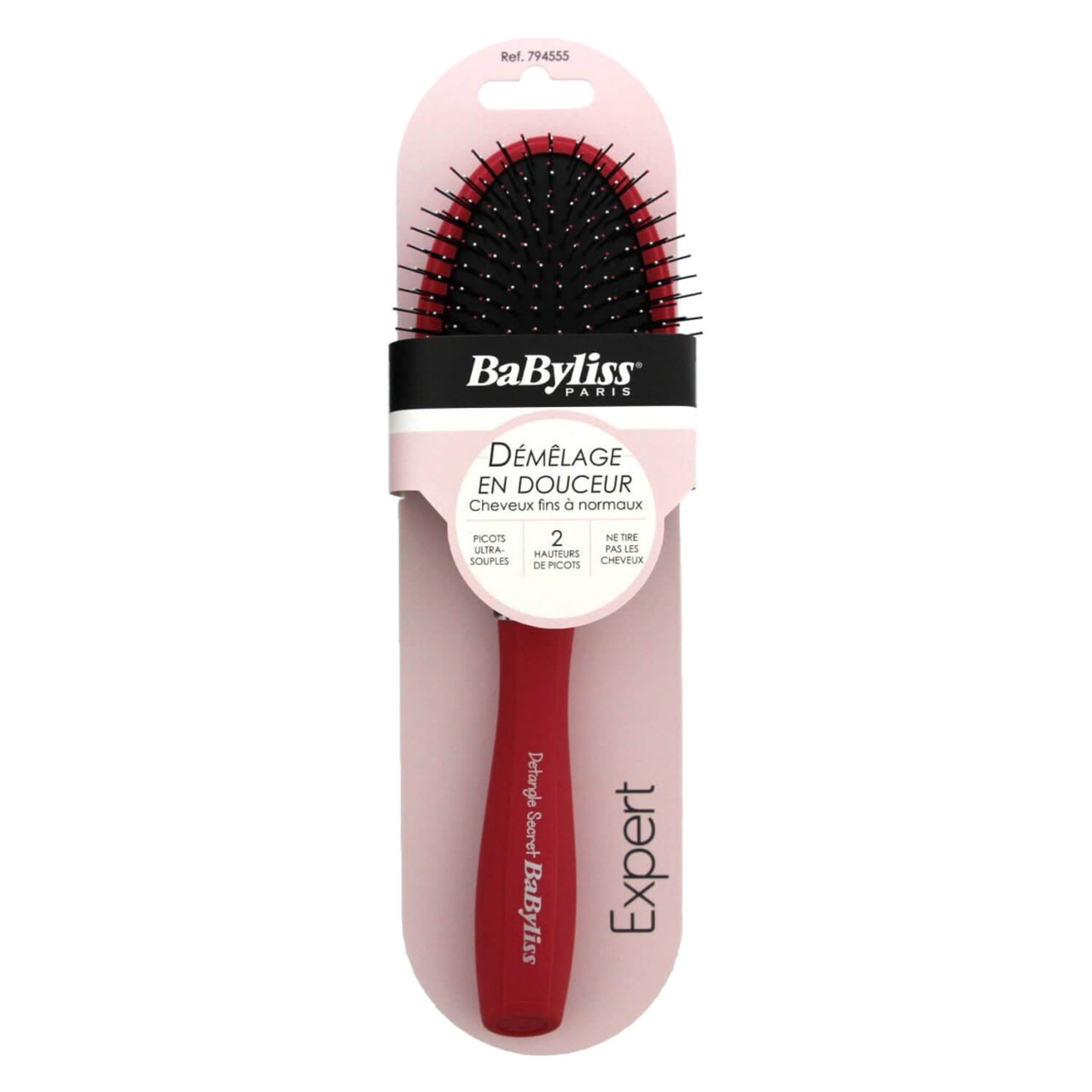 BaByliss - Brosse Pneumatique Detangle Rose 794555 von BaByliss