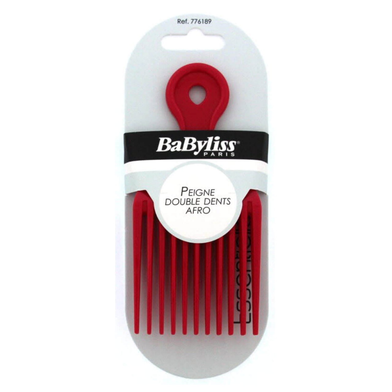 BaByliss - Peigne Double Dents Afro Rouge 776189 von BaByliss