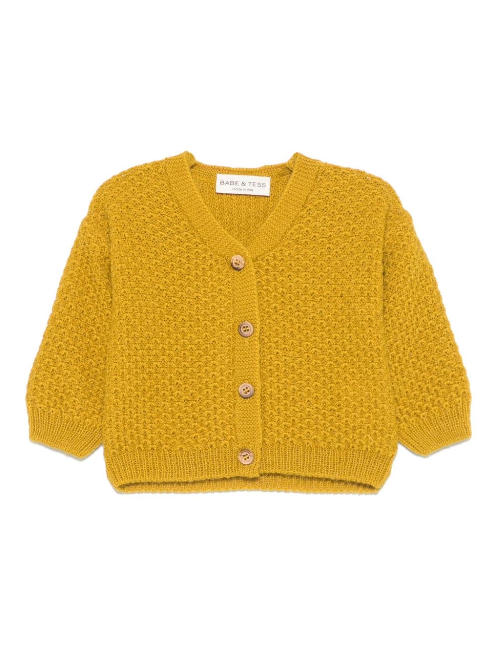 Babe And Tess V-neck cardigan - Yellow von Babe And Tess