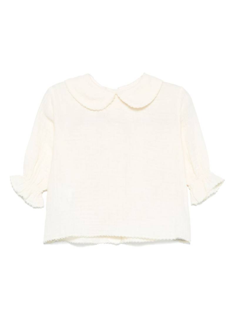 Babe And Tess cotton blouse - Neutrals von Babe And Tess