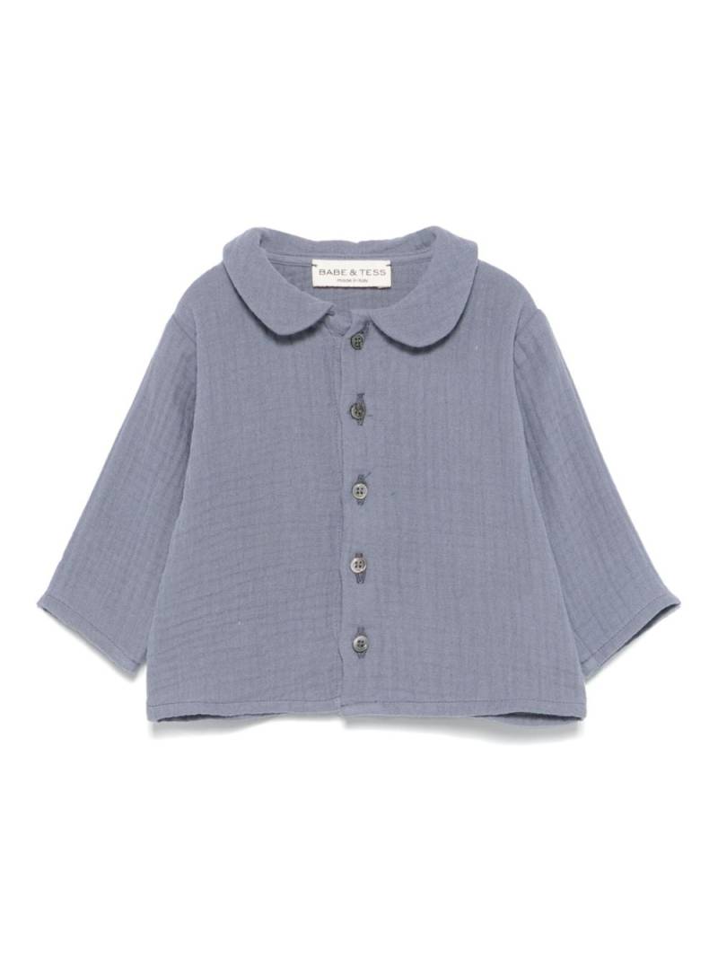 Babe And Tess cotton shirt - Blue von Babe And Tess