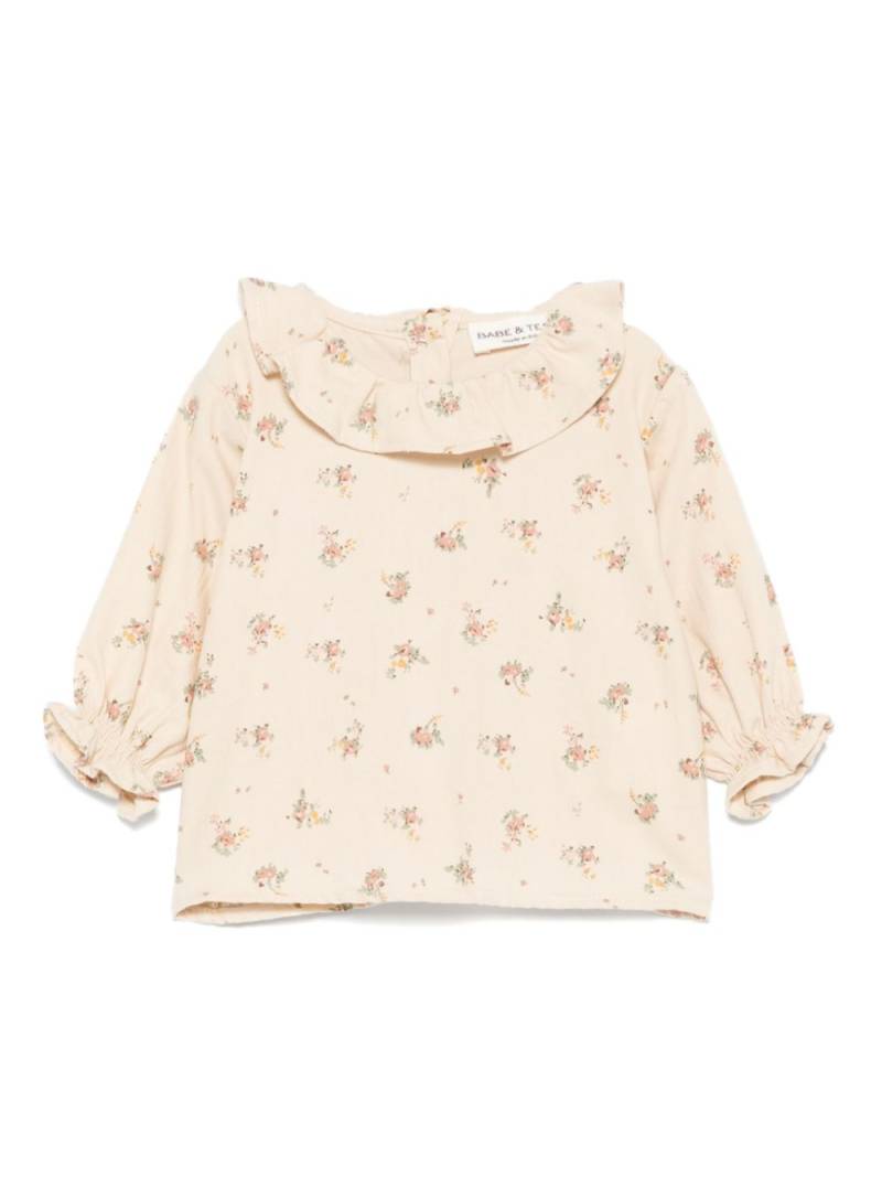 Babe And Tess floral-print blouse - Neutrals von Babe And Tess