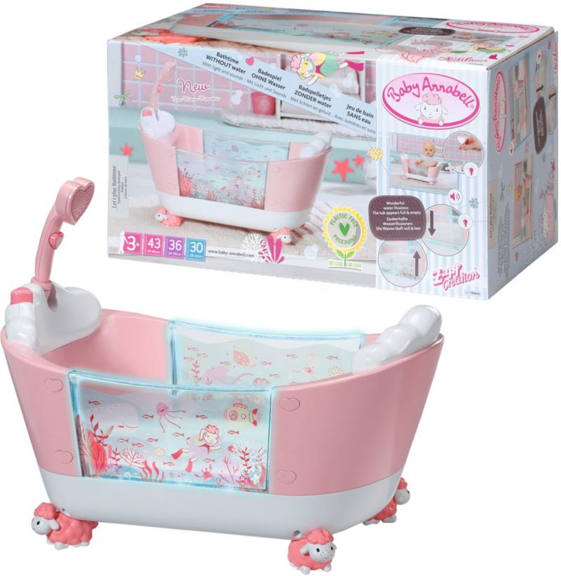 Baby Annabell Puppen Badewanne »Zauberwanne Badespiel«, mit Licht- und Soundeffekten von Baby Annabell