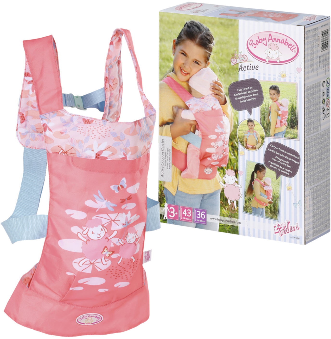 Baby Annabell Puppen Trage »Active Tragesitz« Baby Annabell Puppen Trage »Active Tragesitz« von Baby Annabell
