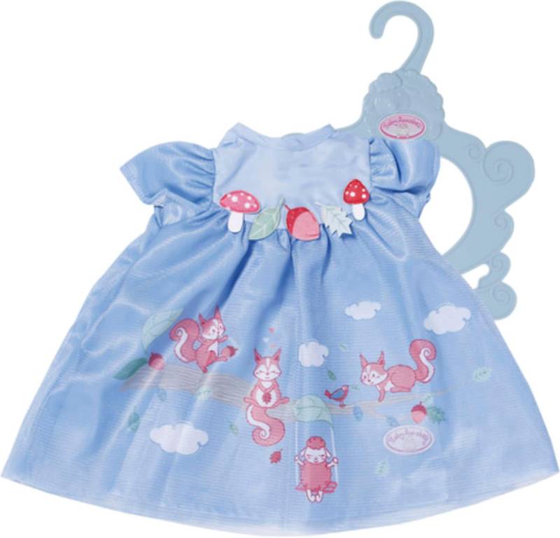 Baby Annabell Puppenkleidung »Kleid blau Eichhörnchen, 43 cm« von Baby Annabell