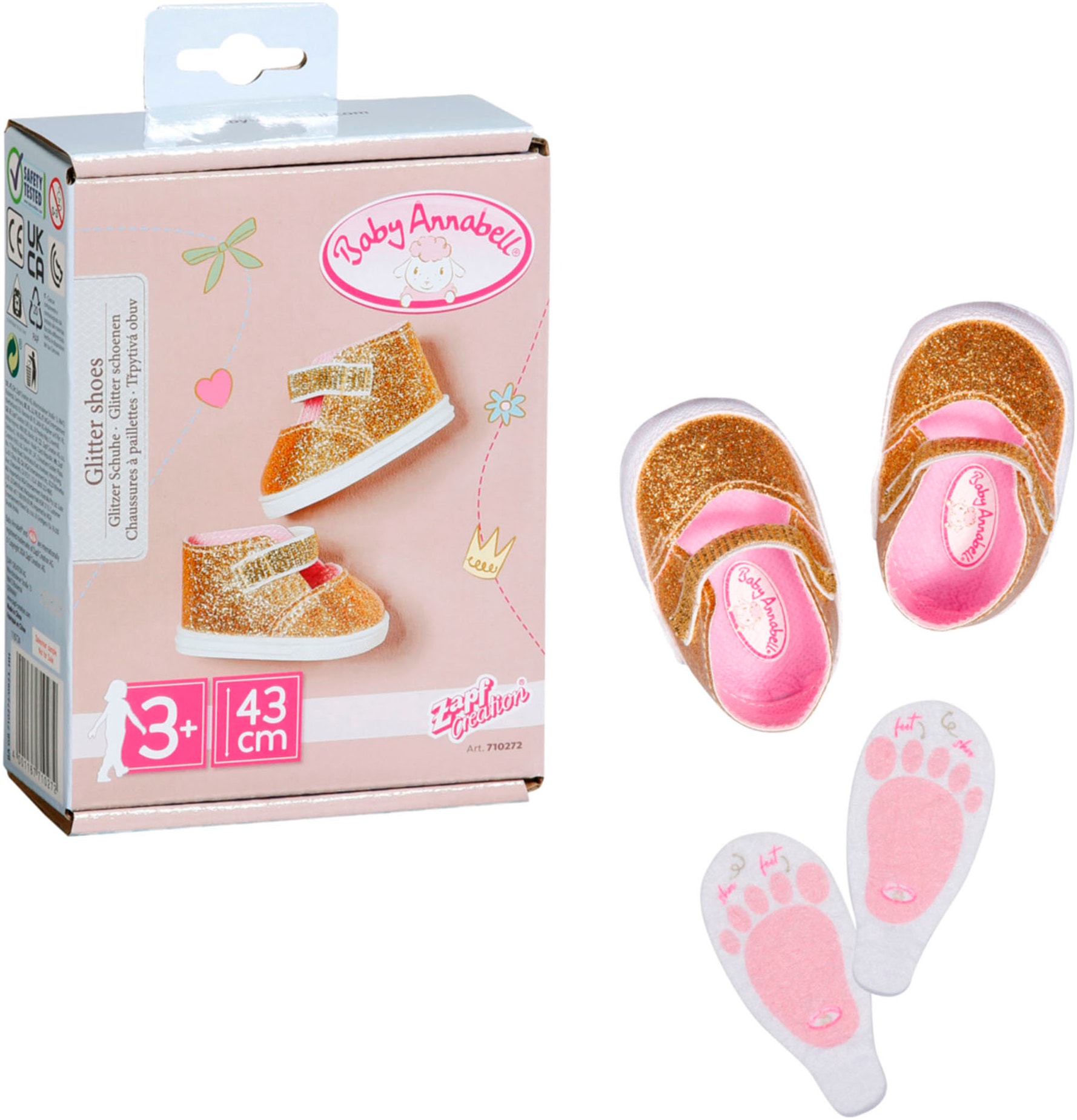 Baby Annabell Puppenkleidung »Schuhe + Sohlen 43 cm« Baby Annabell Puppenkleidung »Schuhe + Sohlen 43 cm« von Baby Annabell