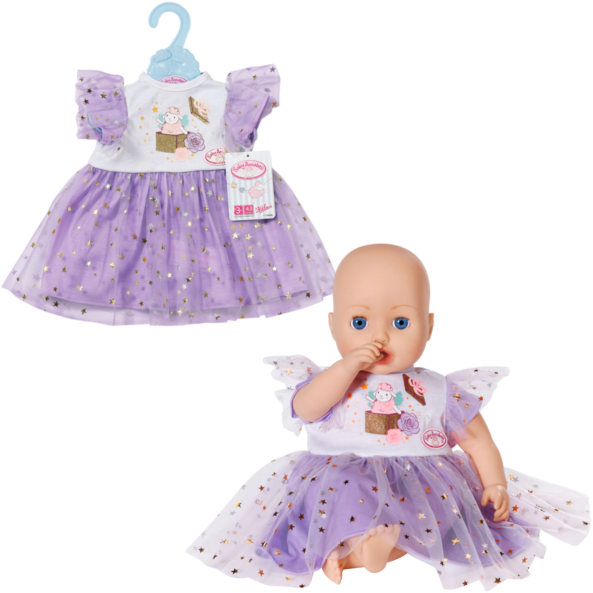 Baby Annabell Puppenkleidung »Tütükleid 43 cm« von Baby Annabell