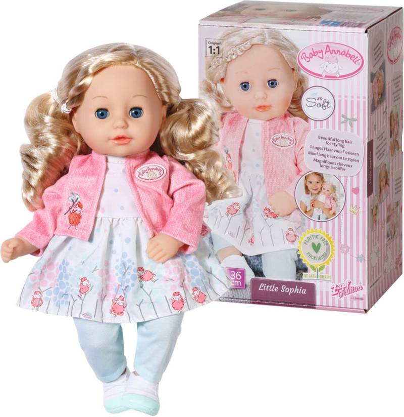 Baby Annabell Stehpuppe »Little Sophia, 36 cm«, mit Schlafaugen von Baby Annabell