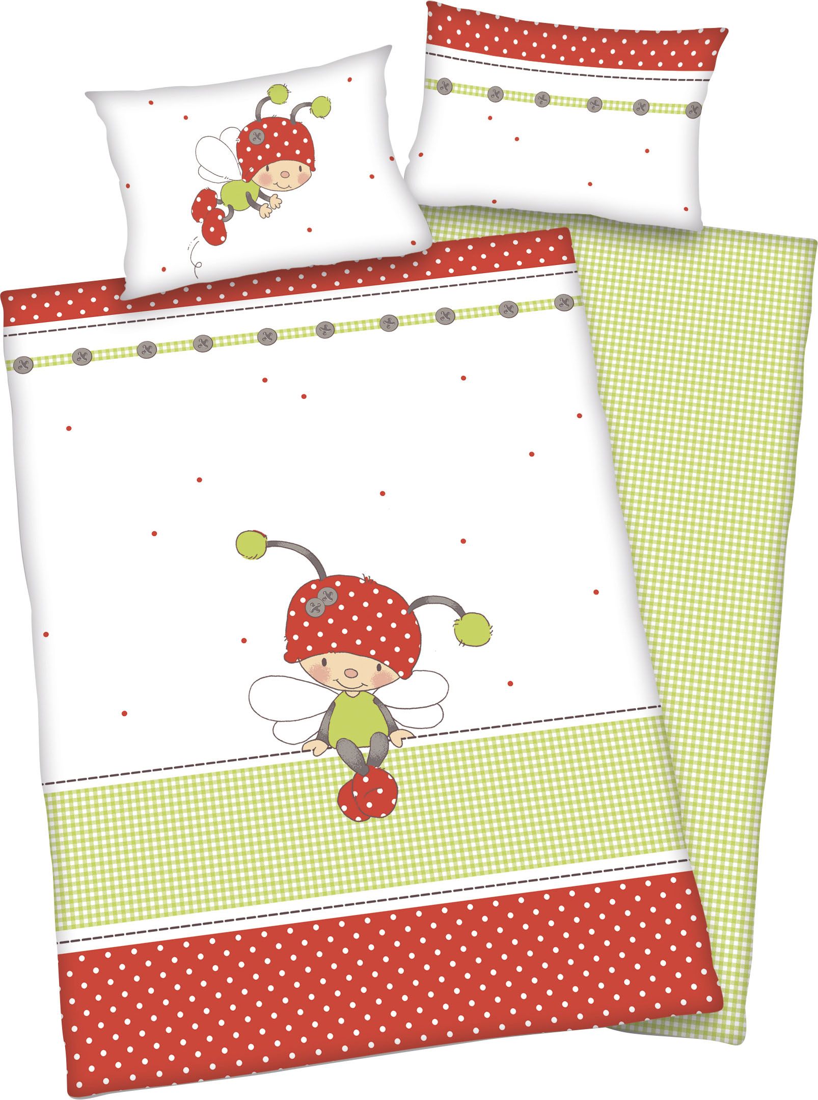 Baby Best Babybettwäsche »Käferchen«, mit niedlichem Motiv Baby Best Babybettwäsche »Käferchen«, mit niedlichem Motiv von Baby Best