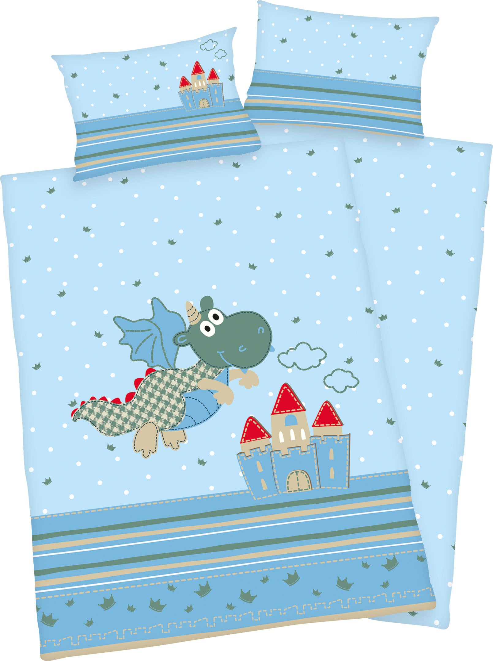 Baby Best Babybettwäsche »Kleiner Drache«, mit niedlichem Motiv Baby Best Babybettwäsche »Kleiner Drache«, mit niedlichem Motiv von Baby Best