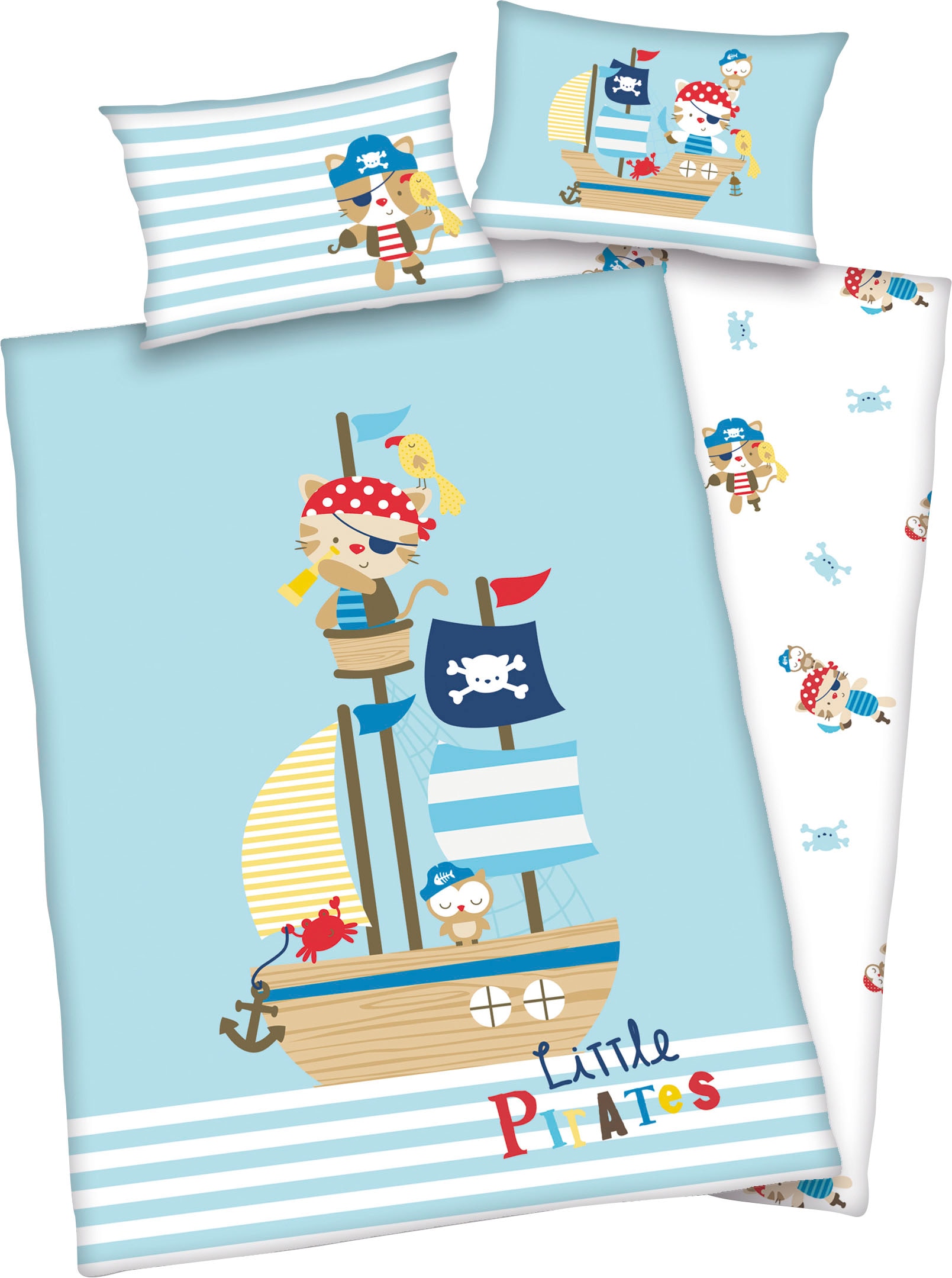 Baby Best Babybettwäsche »Little Pirate«, mit niedlichem Motiv Baby Best Babybettwäsche »Little Pirate«, mit niedlichem Motiv von Baby Best