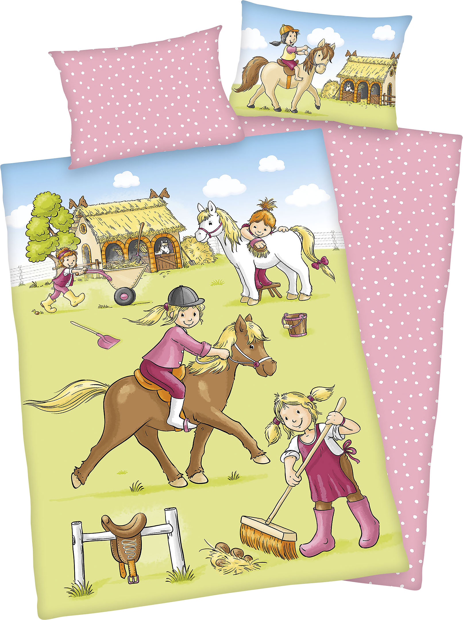 Baby Best Babybettwäsche »Ponyhof«, mit kindlichem Motiv Baby Best Babybettwäsche »Ponyhof«, mit kindlichem Motiv von Baby Best