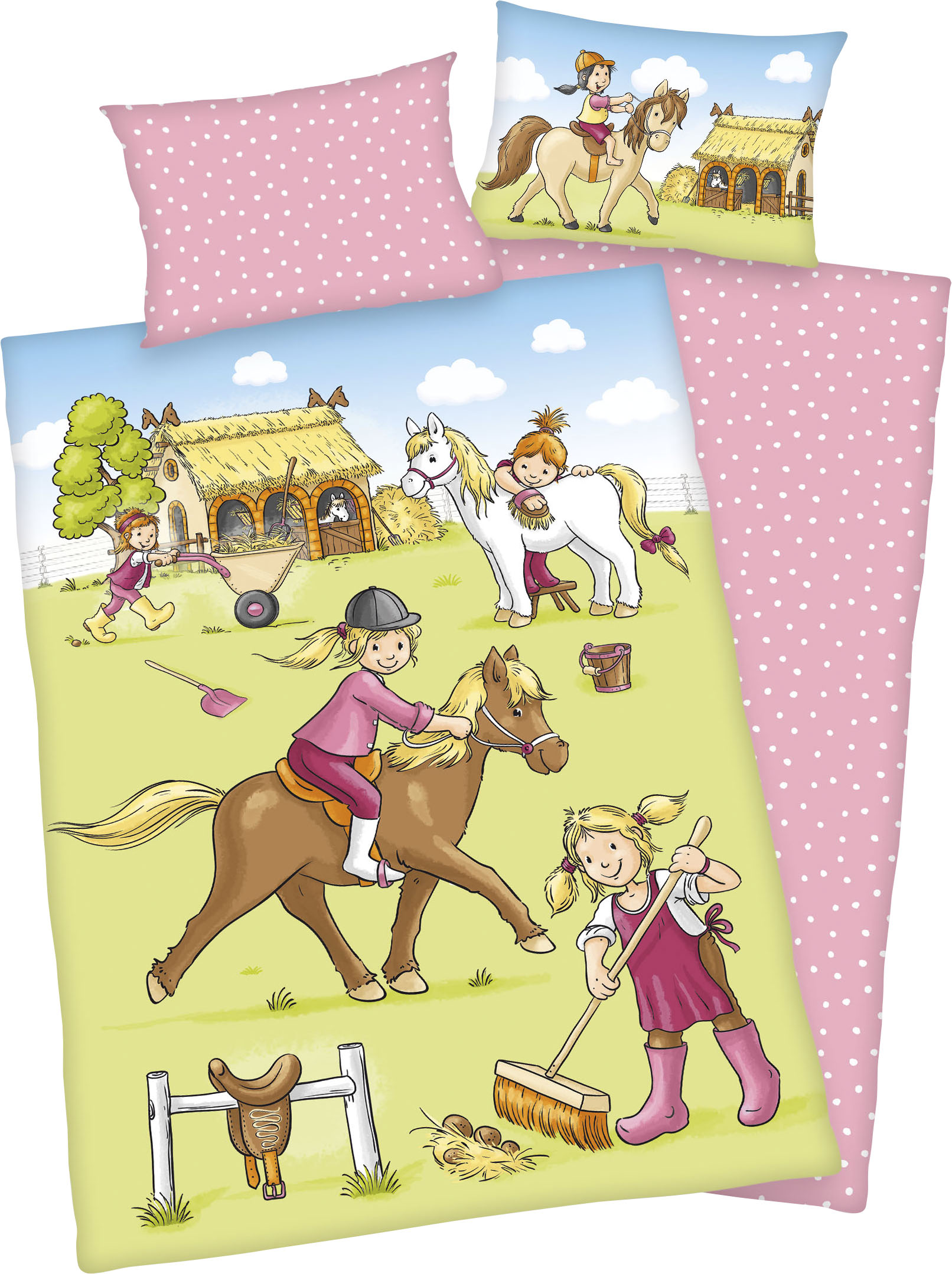 Baby Best Babybettwäsche »Ponyhof«, mit kindlichem Motiv Baby Best Babybettwäsche »Ponyhof«, mit kindlichem Motiv von Baby Best