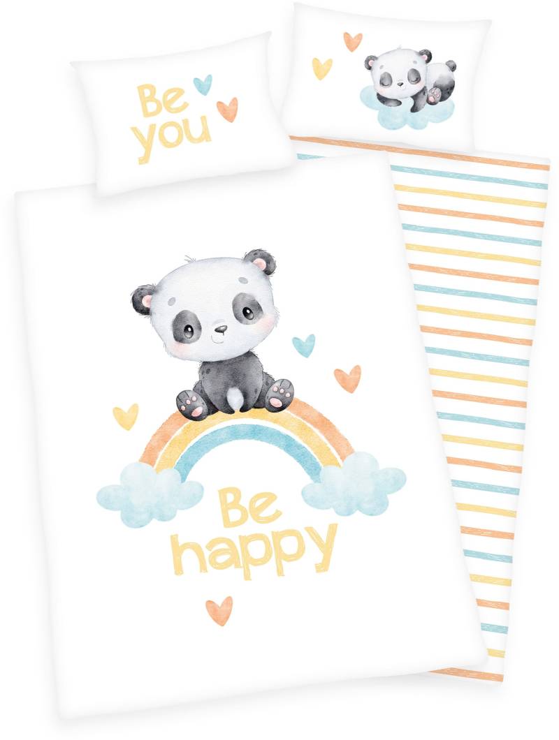 Baby Best Babybettwäsche »Regenbogen Panda«, mit liebevollem Motiv von Baby Best