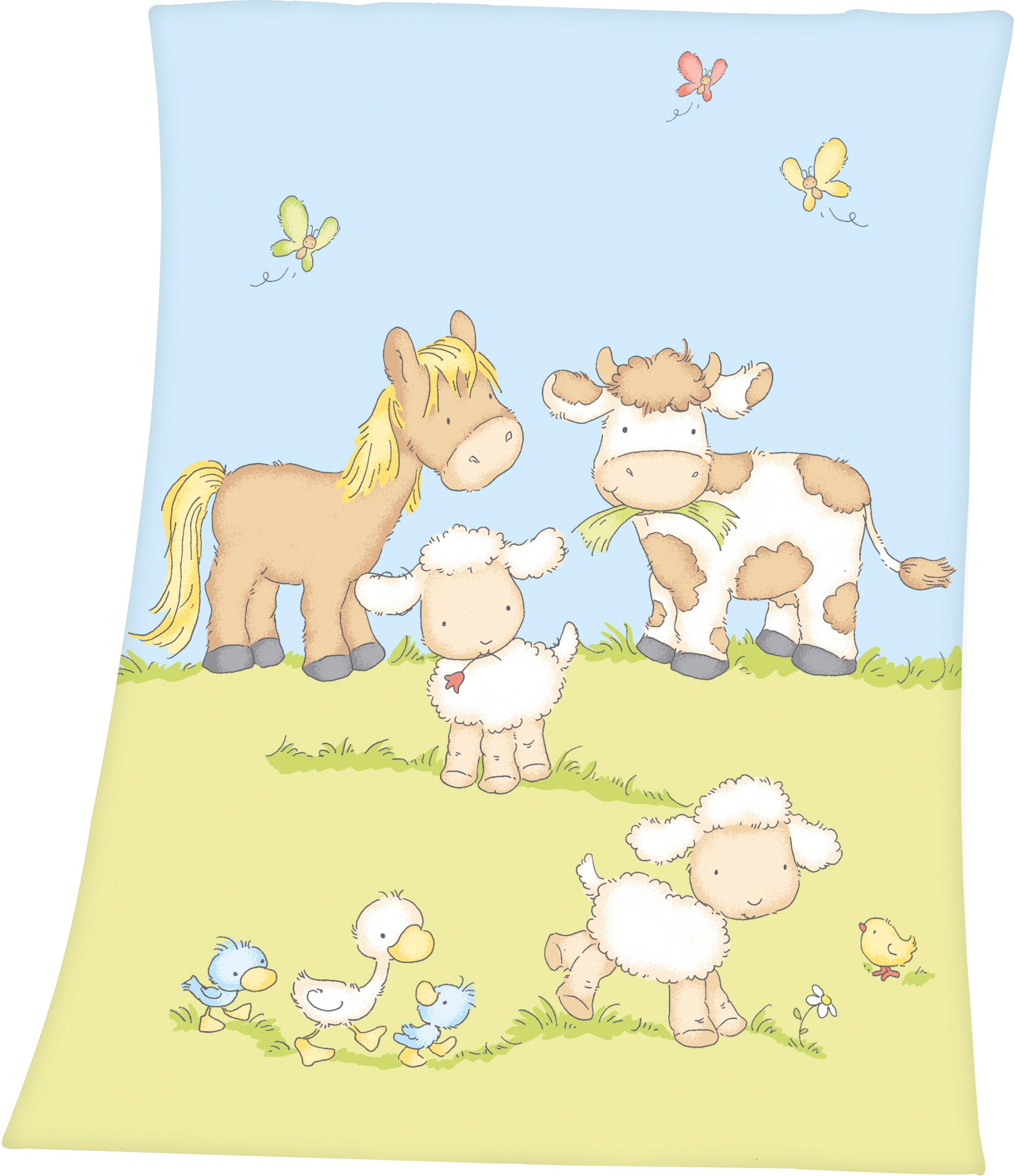 Baby Best Babydecke »Bauernhoftiere«, mit tollen Tier-Motiven, Kuscheldecke Baby Best Babydecke »Bauernhoftiere«, mit tollen Tier-Motiven, Kuscheldecke von Baby Best