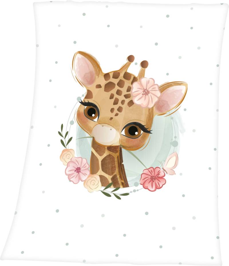 Baby Best Babydecke »Giraffe«, mit liebevollem Motiv, Kuscheldecke von Baby Best